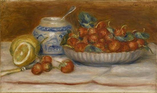Pierre Auguste Renoir Fraises oil painting picture